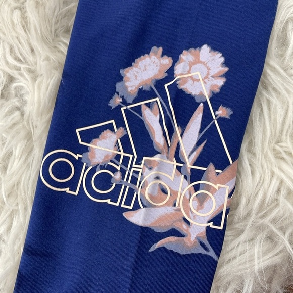 ADIDAS Blom G Tights Athletic Blue Size Small New - Picture 10 of 16